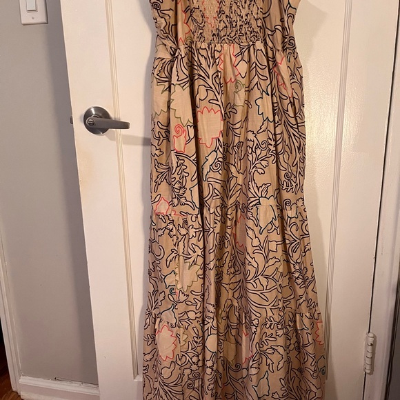 NWT Knox Rose Tan Floral Maxi Dress - Picture 3 of 5